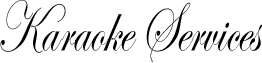 Karaoke Services